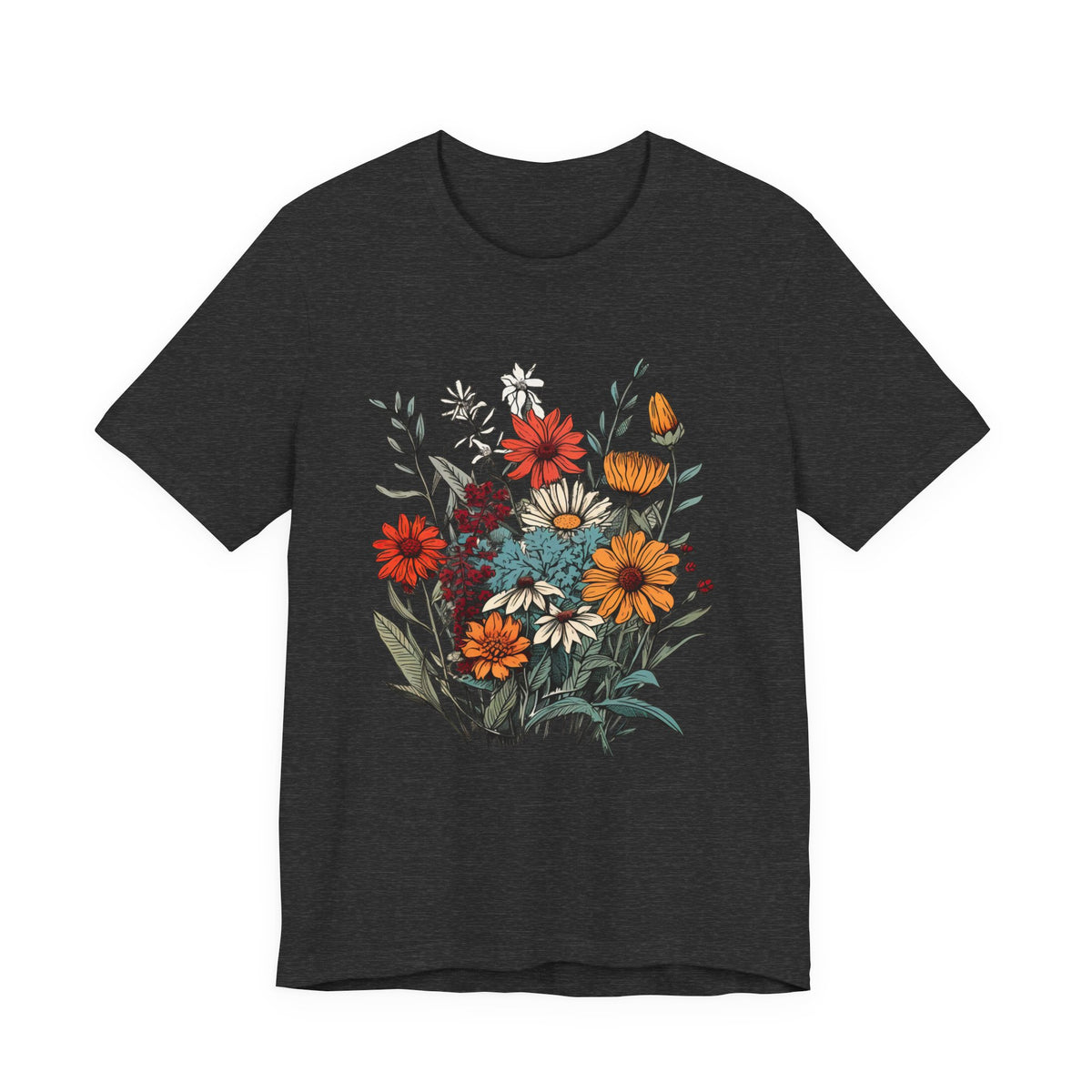 Vintage Wildflower Bouquet graphic shirt