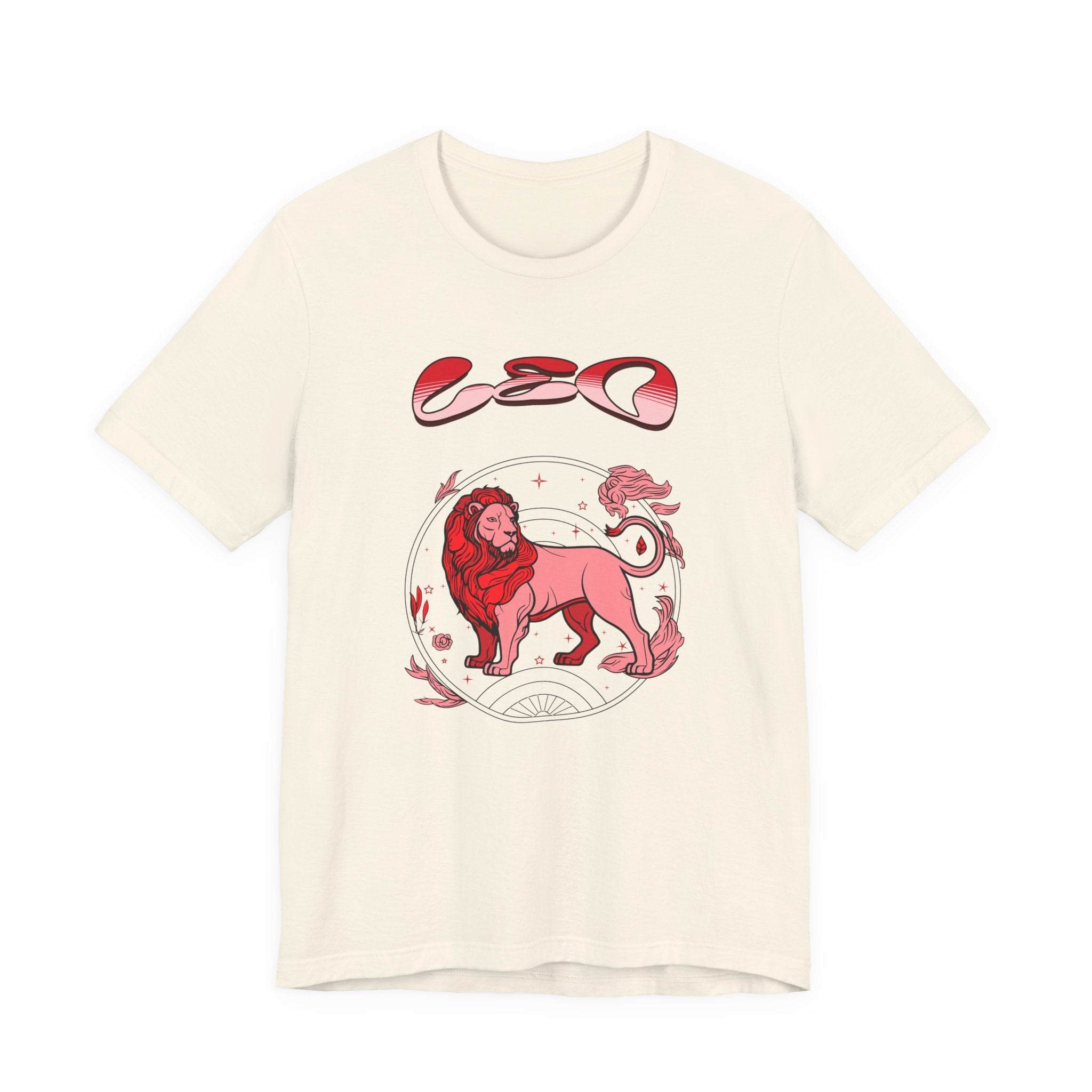 Leo Zodiac Tee — Red Lion Astrology Birthday Gift