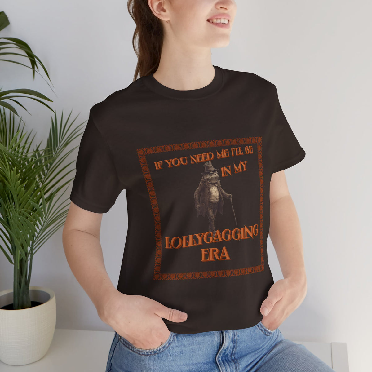 Lollygagging Era graphic shirt featuring Vintage Penguin "If You Need Me I'll Be In