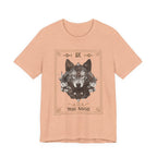 Wolf Tarot Graphic graphic shirt featuring "The Sage" Vintage Wolf Illustration T-Shirt