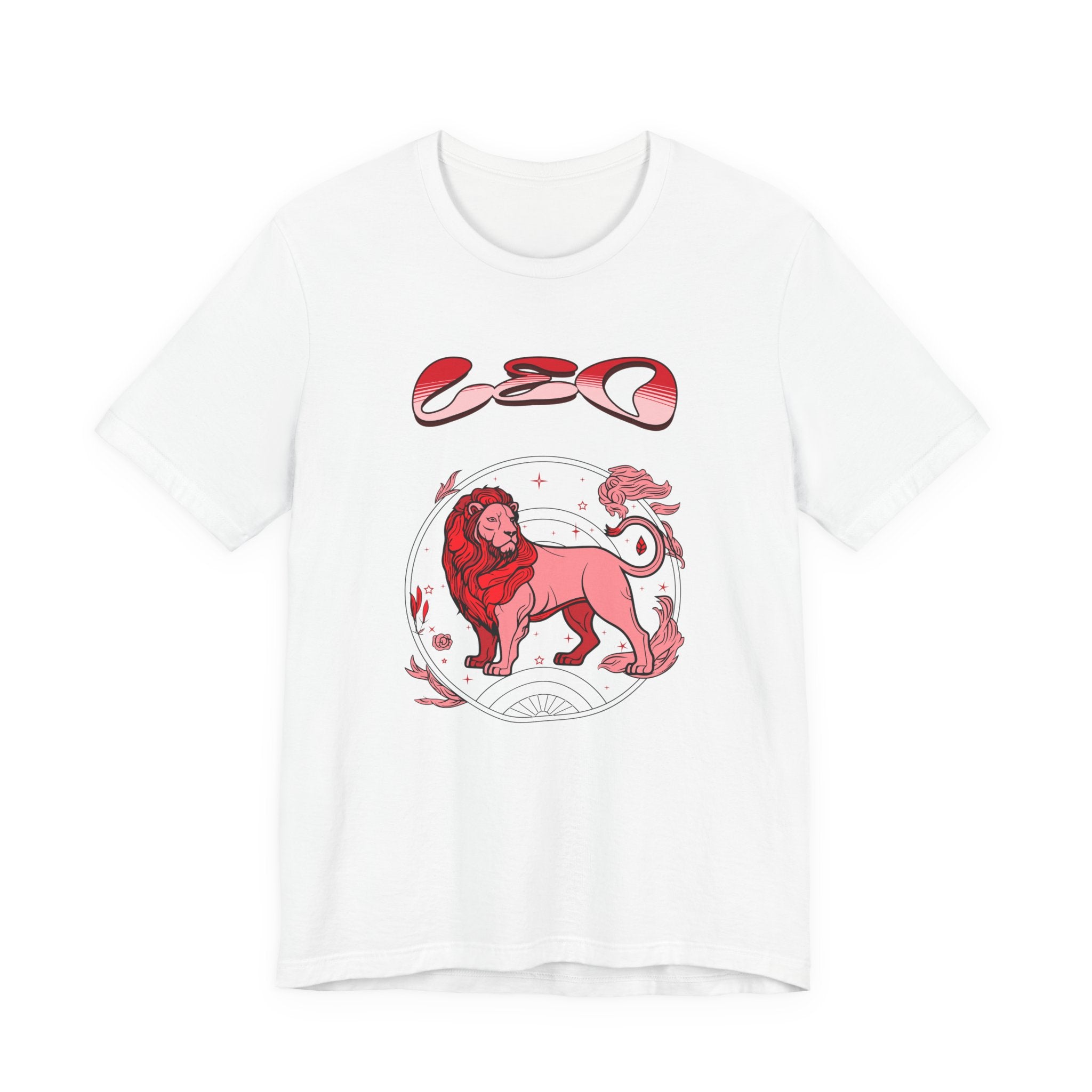 Leo Zodiac Tee — Red Lion Astrology Birthday Gift