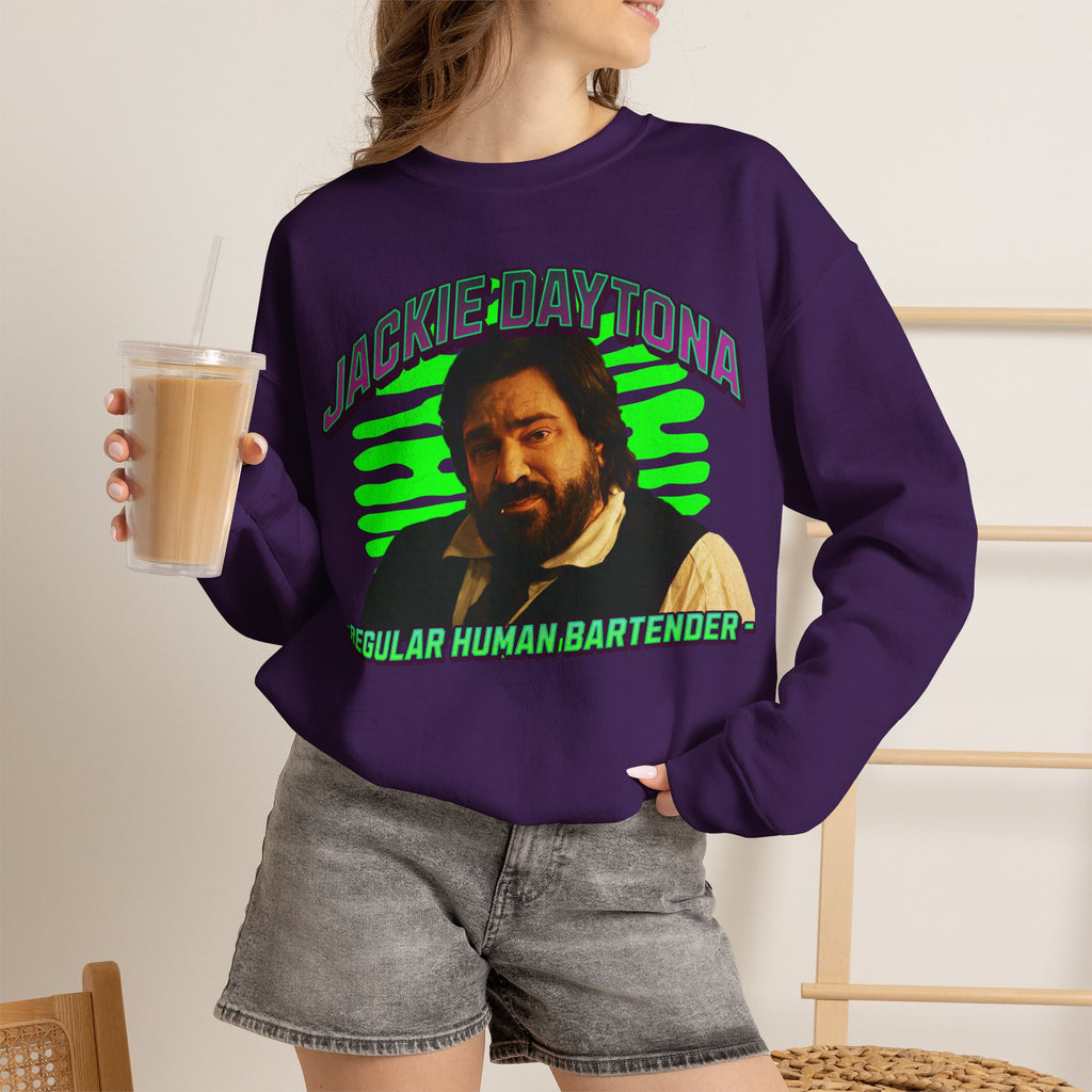 Jackie Daytona Regular Human Bartender Sweatshirt | What We Do in the Shadows Crewneck