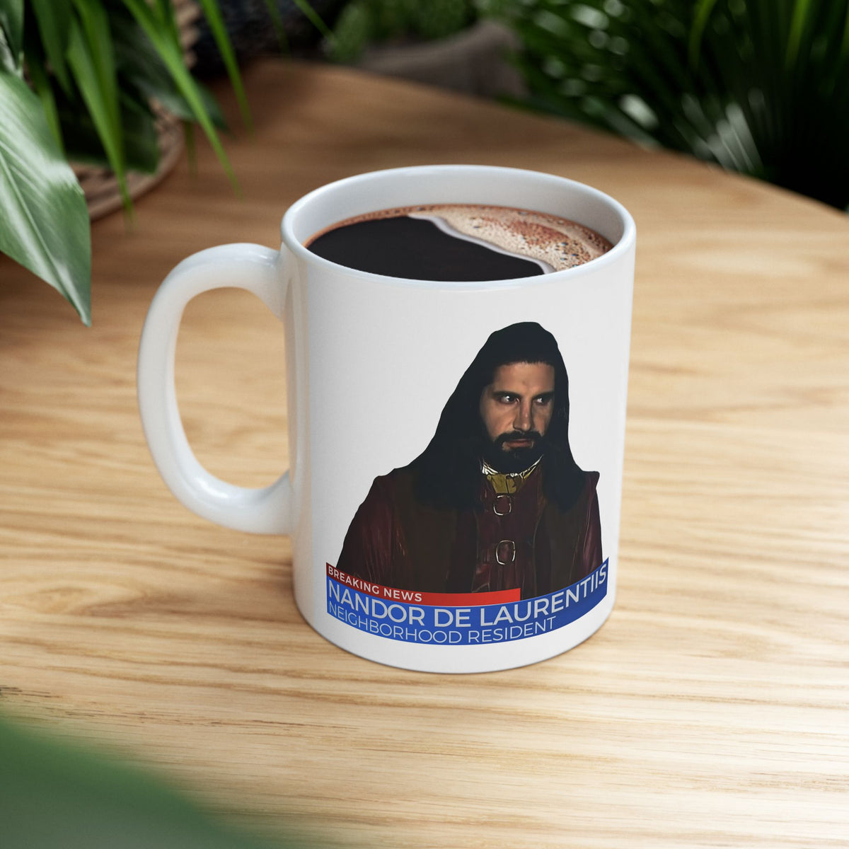 What We Do in the Shadows Ceramic mug featuring Nandor De Laurentiis Coffee Cup
