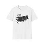 Product photo of Cat Graphic — "I Can Do All Things Through Spit" Cute Funny Cat T-shirt