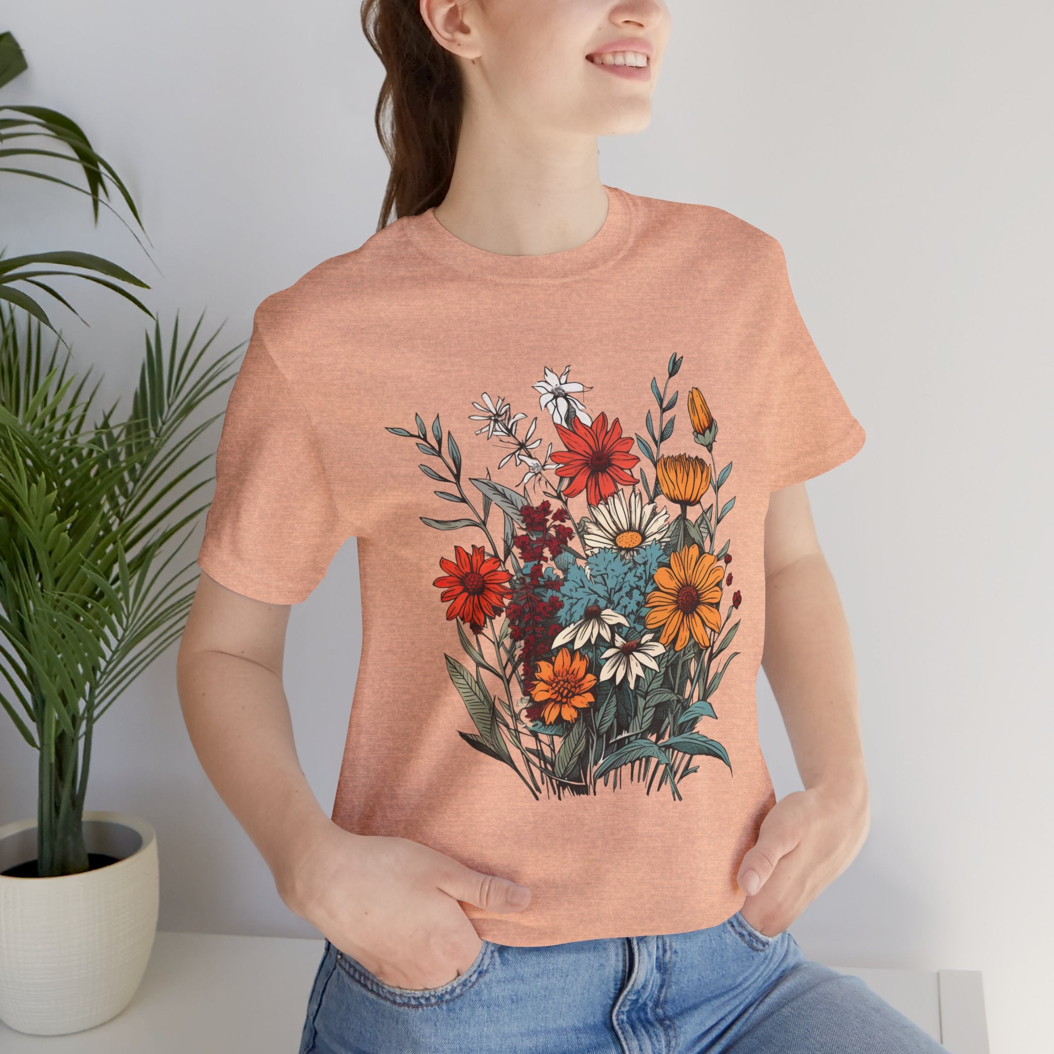 Vintage Wildflower Bouquet T-Shirt