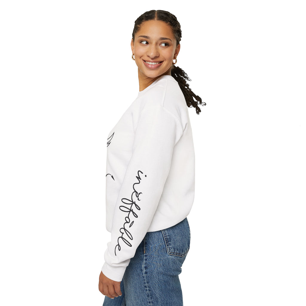 Angel & Devil 'To The World' Crewneck Sweatshirt — Good Omens Graphic