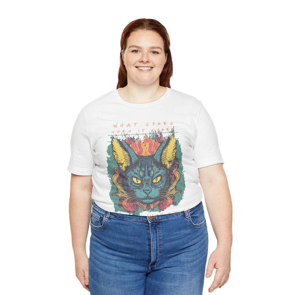 Tattoo Art Style Cat Streetwear, Pegan Quote, Y2k Streetwear, 90's T shirt , Retro Cat , Inspirational Anarchy Shirt Shirt Unisex