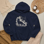 Additional photo of Wolf Silhouette — Night Forest Wolf Graphic hoodie
