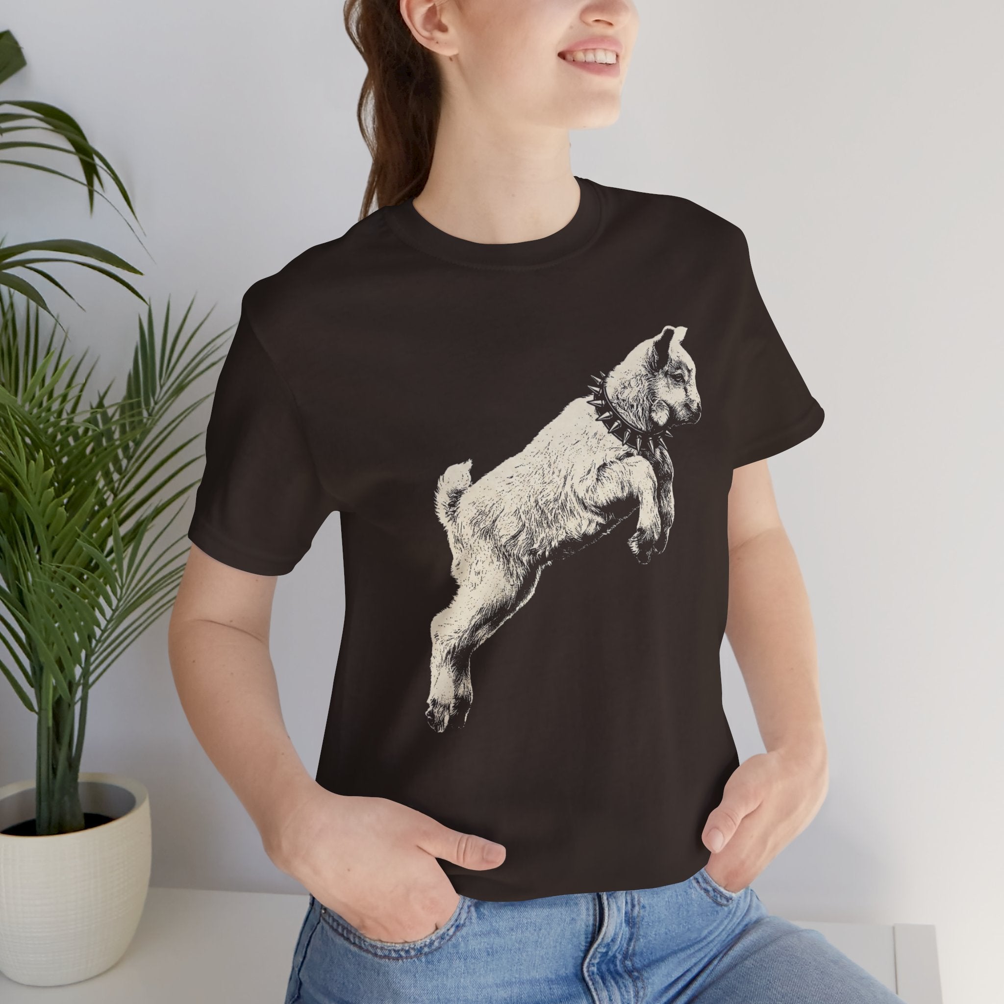 Punk Baby Goat Shirt | Vintage Goat Graphic Tee | Alternative Animal Shirt
