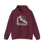 Additional photo of Wolf Silhouette — Night Forest Wolf Graphic hoodie