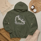 Additional photo of Wolf Silhouette — Night Forest Wolf Graphic hoodie
