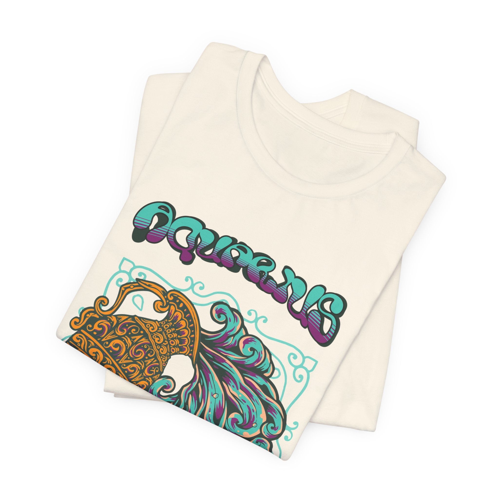 Aquarius Water Bearer Graphic Tee — Zodiac Astrology T-Shirt