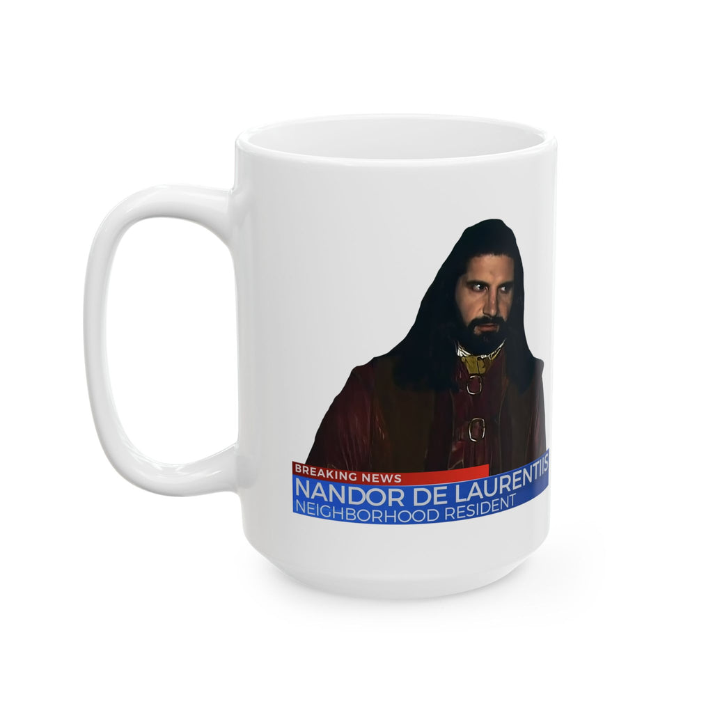What We Do in the Shadows Ceramic mug featuring Nandor De Laurentiis Coffee Cup