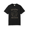 Witchcraft Cat T-Shirt — 'The Original Excuse for Male Failure' Graphic Tee
