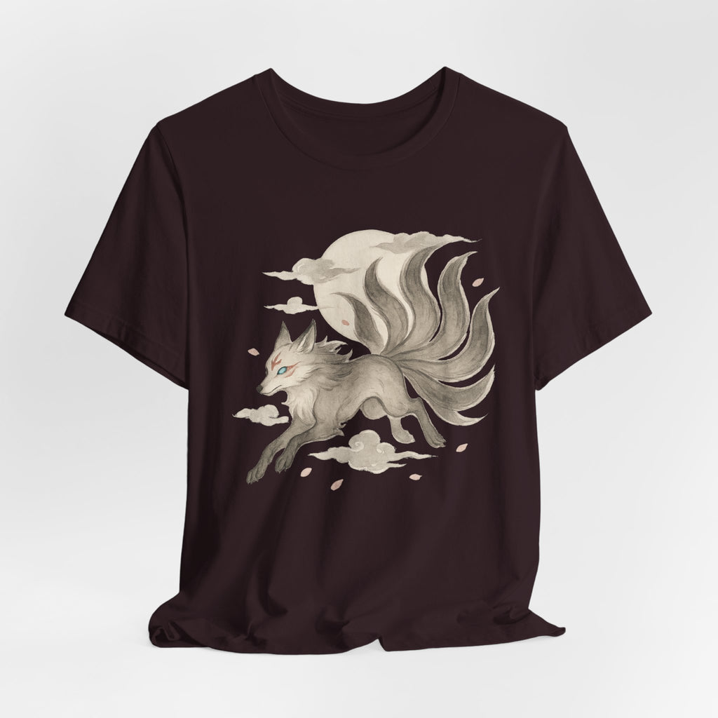 Additional photo of Nine-Tailed Fox — Mythical Kitsune Graphic T-shirt