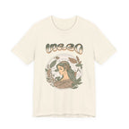 Virgo Zodiac T‑ graphic shirt featuring Vintage Botanical Astrology Tee