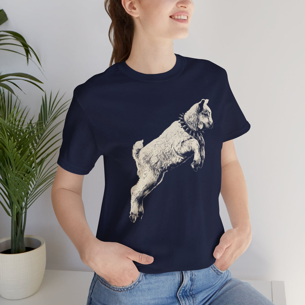 Punk Baby Goat Shirt | Vintage Goat Graphic Tee | Alternative Animal Shirt