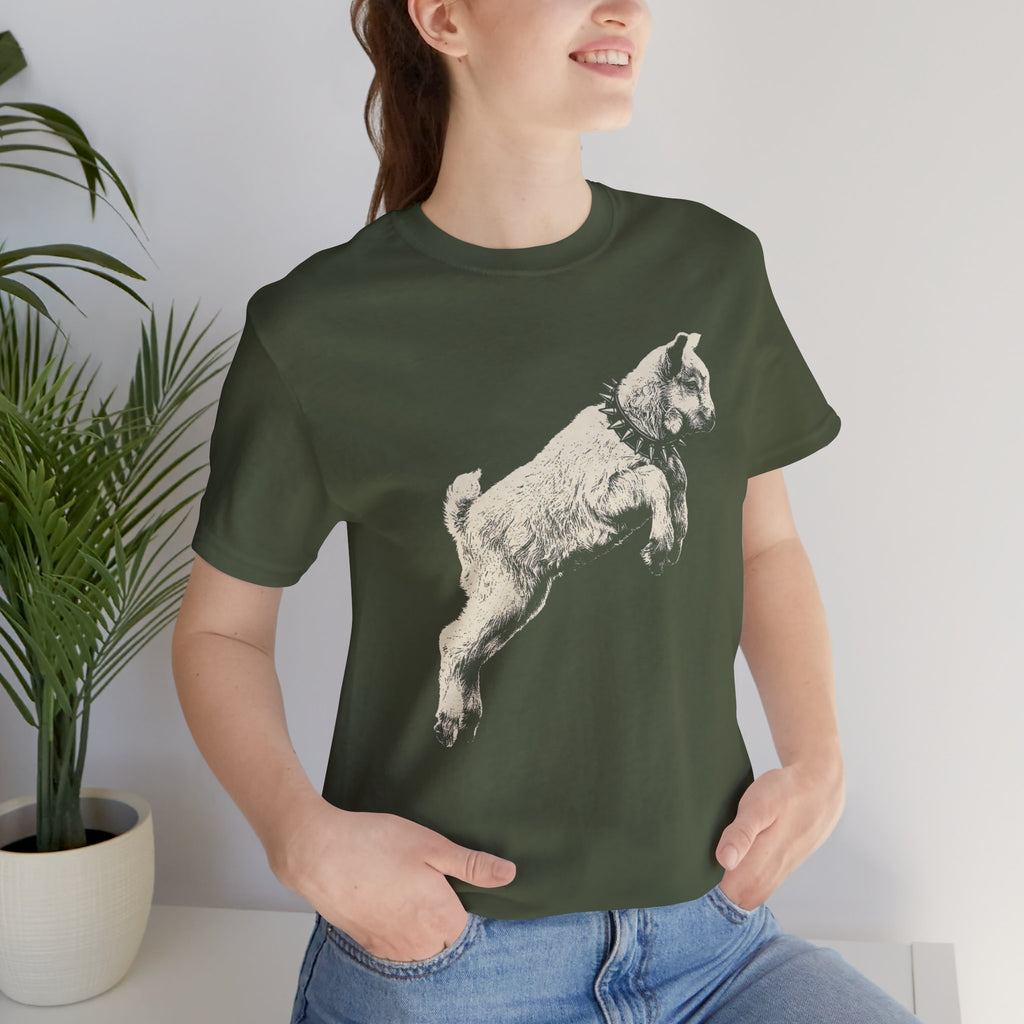 Punk Baby Goat Shirt | Vintage Goat Graphic Tee | Alternative Animal Shirt