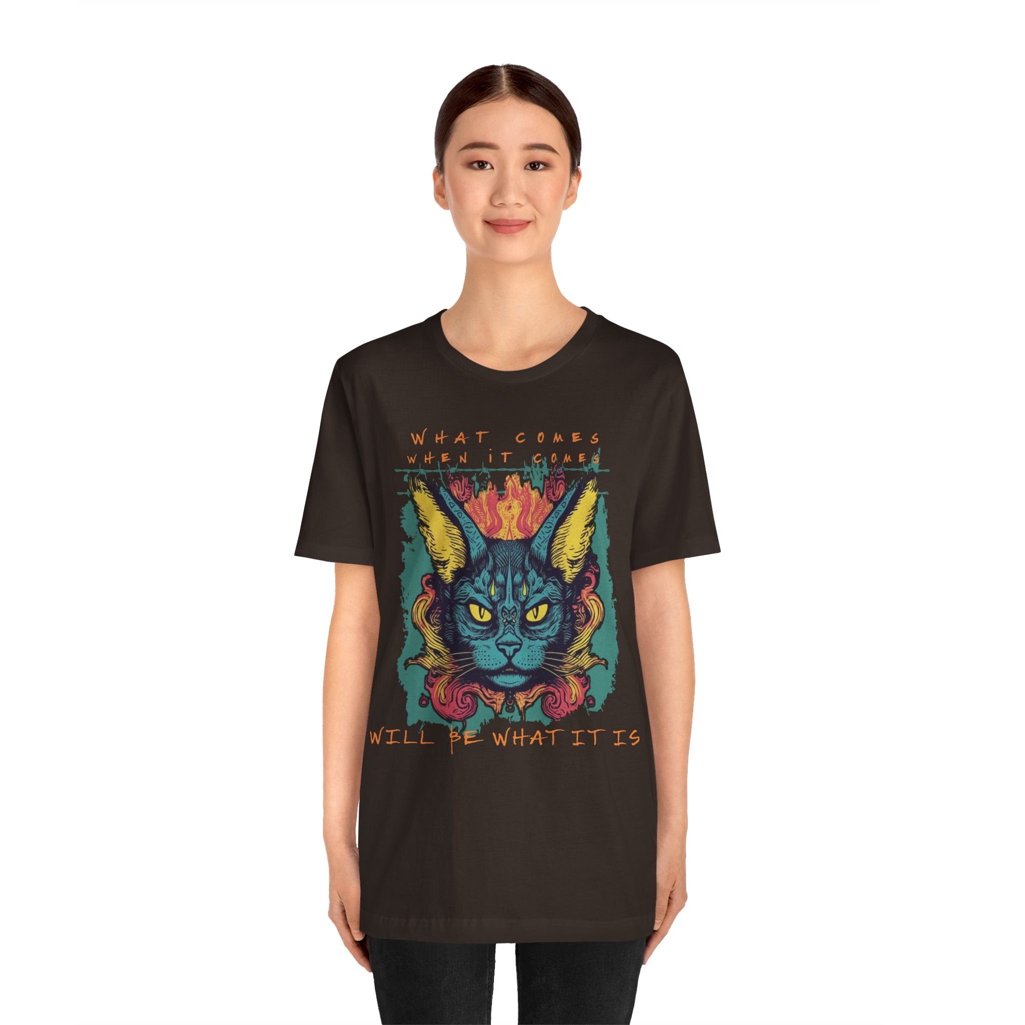 Tattoo Art Style Cat Streetwear, Pegan Quote, Y2k Streetwear, 90's T shirt , Retro Cat , Inspirational Anarchy Shirt Shirt Unisex