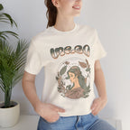 Virgo Zodiac T‑ graphic shirt featuring Vintage Botanical Astrology Tee