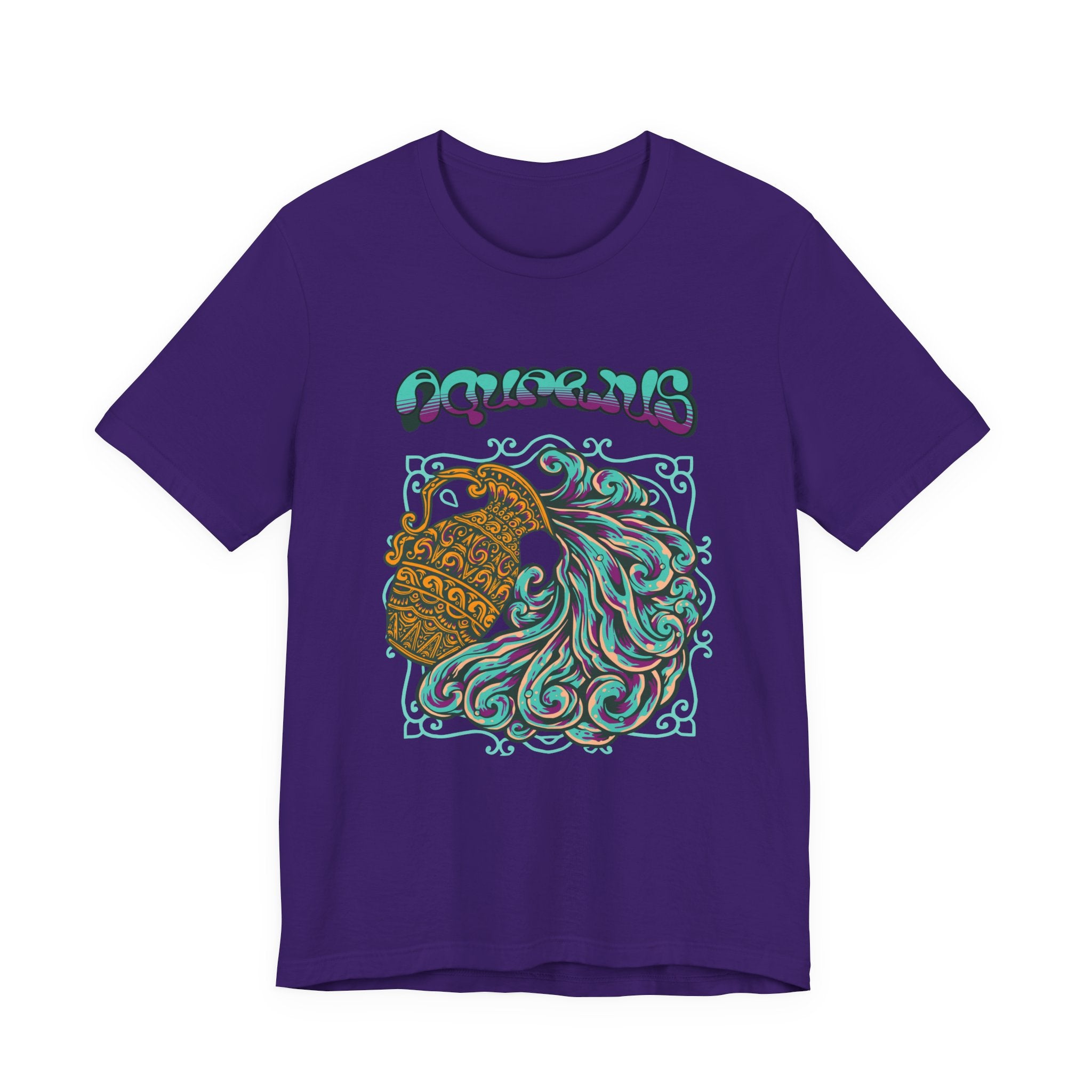 Aquarius Water Bearer Graphic Tee — Zodiac Astrology T-Shirt