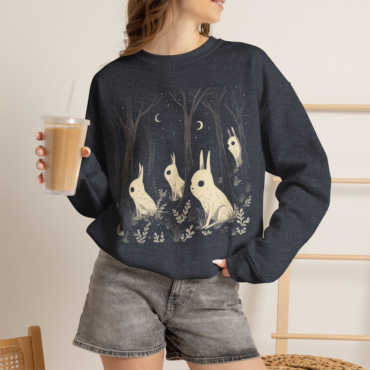 Additional photo of Forest Spirit — Goblincore Woodland Creature sweatshirt
