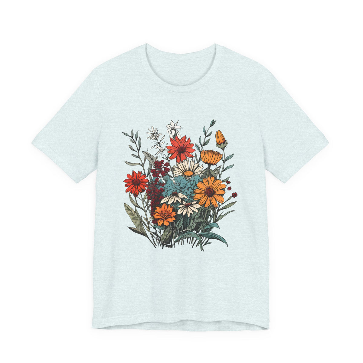 Vintage Wildflower Bouquet graphic shirt