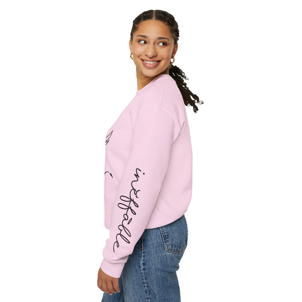 Angel & Devil 'To The World' Crewneck Sweatshirt — Good Omens Graphic