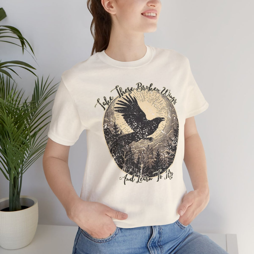 Blackbird graphic shirt featuring Take These Broken Wings Graphic Tee