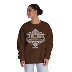 A.Z. Fell and Co graphic sweatshirt featuring Good Omens Aziraphale Bookshop Crewneck
