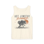 Hot Jimothy Summer graphic tank top featuring Viral Seattle Raccoon Graphic