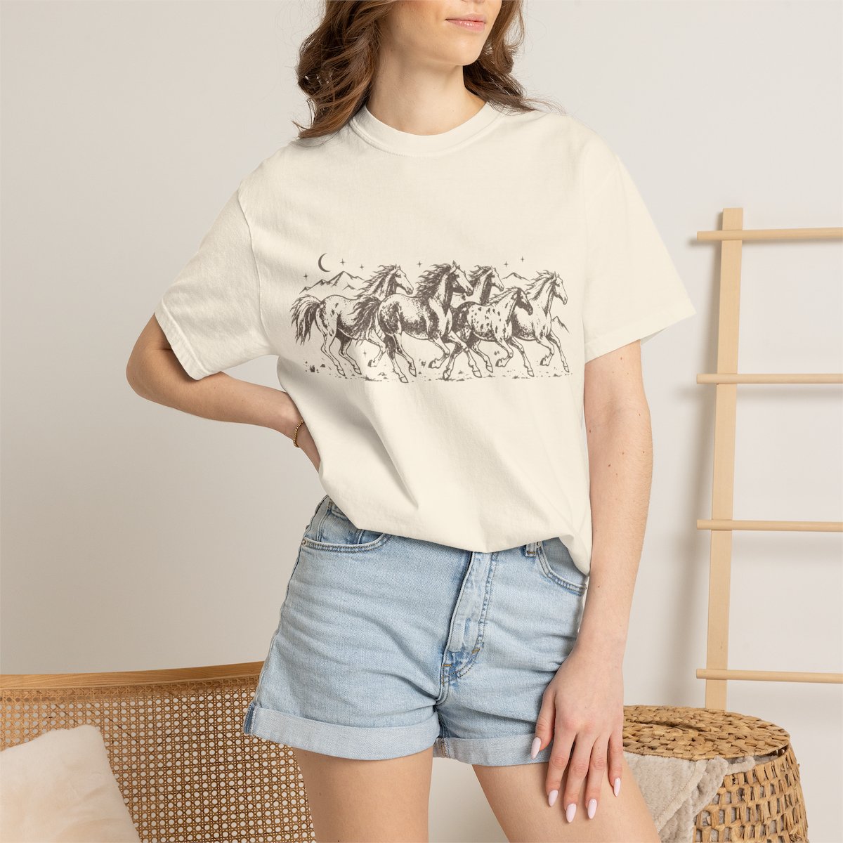 Wild Horses — Vintage Western Celestial Horse Graphic