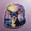 Rat Terrier Dog Sticker – Fantasy Forest Vinyl Decal