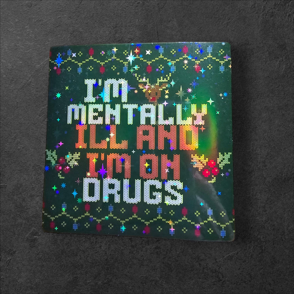 I'm Just Pete Meme Sticker: Ugly Christmas Holographic, TikTok Humor