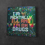 I'm Just Pete Meme : Ugly Christmas vinyl sticker featuring TikTok Humor in Pill Version