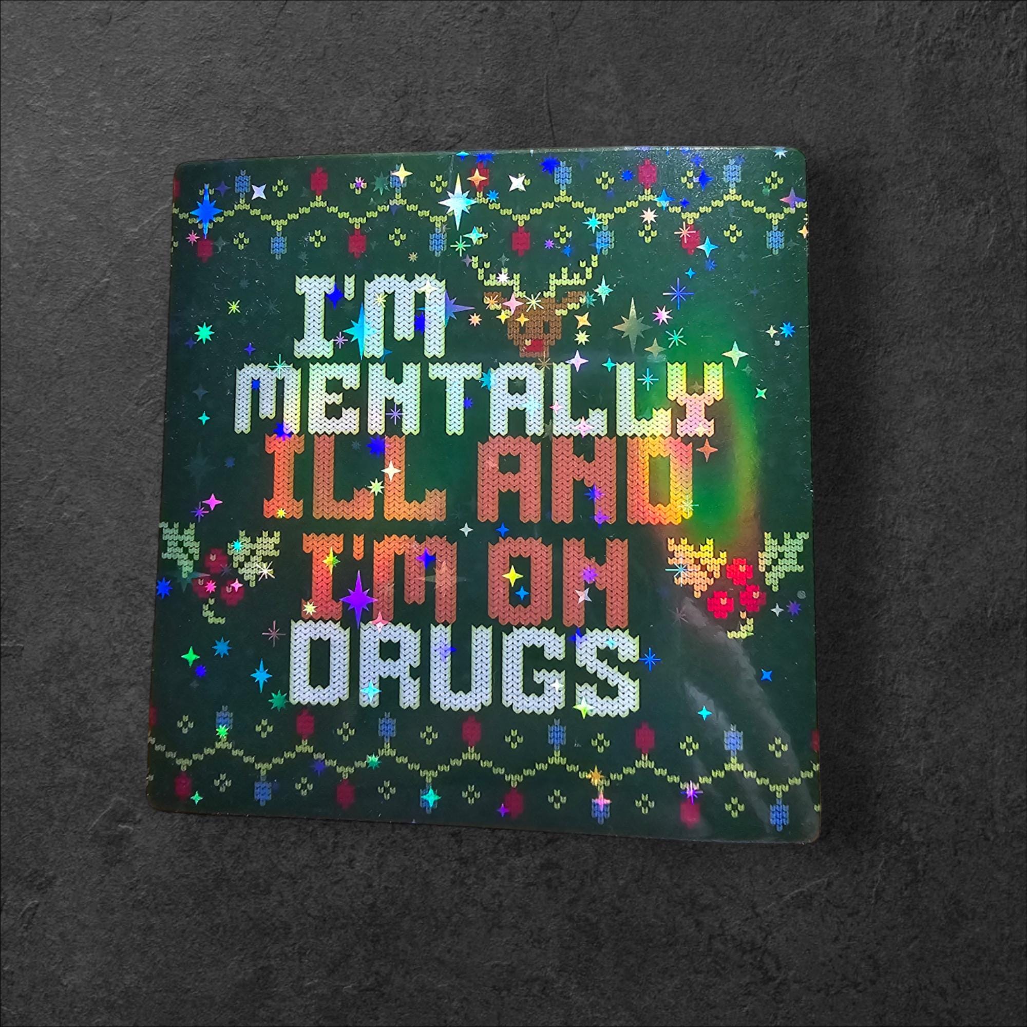 I'm Just Pete Meme Sticker: Ugly Christmas Holographic, TikTok Humor