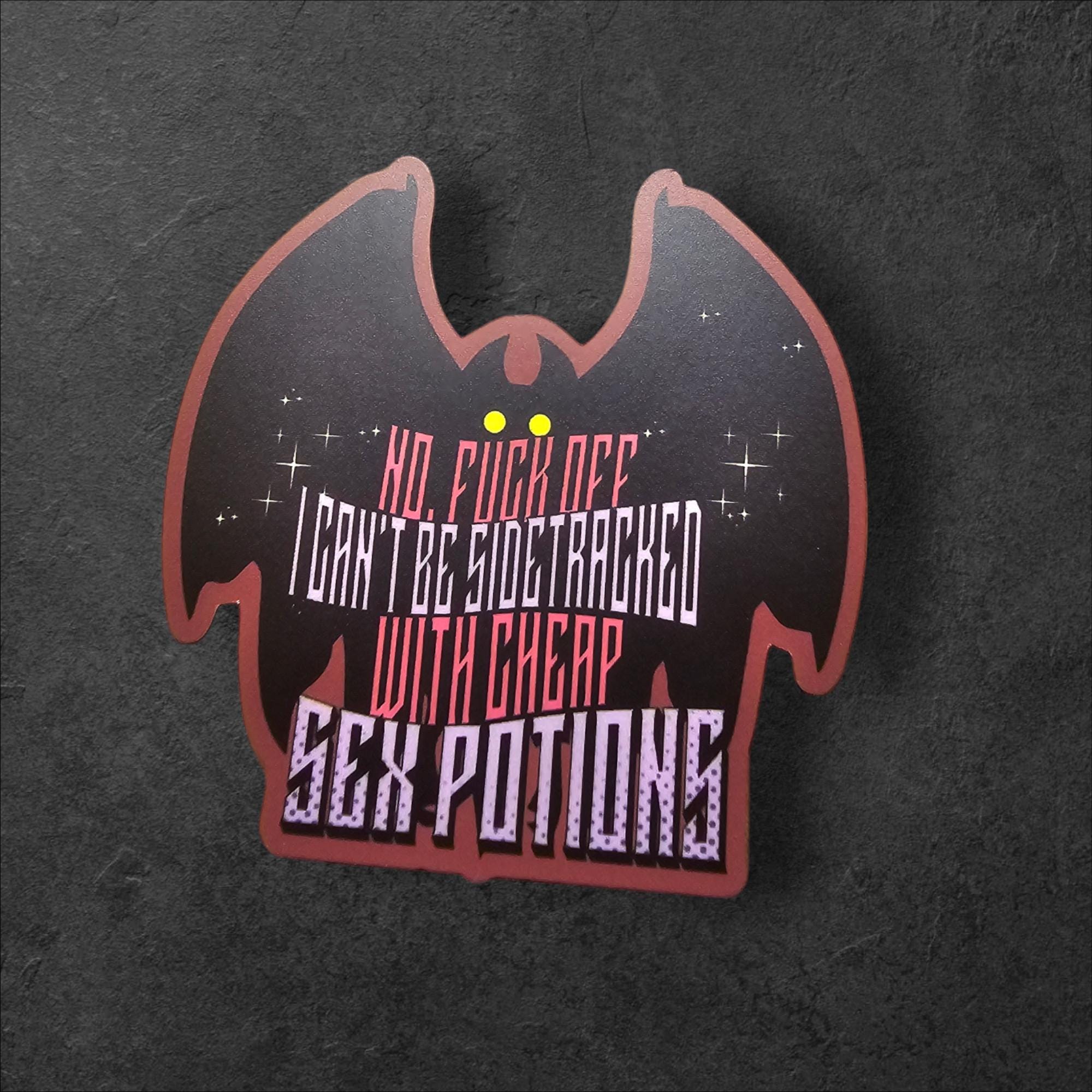 What We Do in the Shadows Vinyl Sticker: Vampire Bat Matte Finish