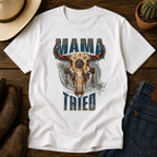 Mama Tried Skull graphic shirt featuring Vintage Western Graphic T-Shirt in Black