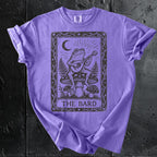 The Bard graphic shirt featuring Vintage Frog Bard Tarot Art Tee
