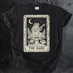 The Bard graphic shirt featuring Vintage Frog Bard Tarot Art Tee