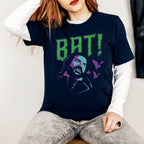 What We Do in the Shadows BAT graphic shirt featuring Laszlo Cravensworth Vampire Graphic Tee