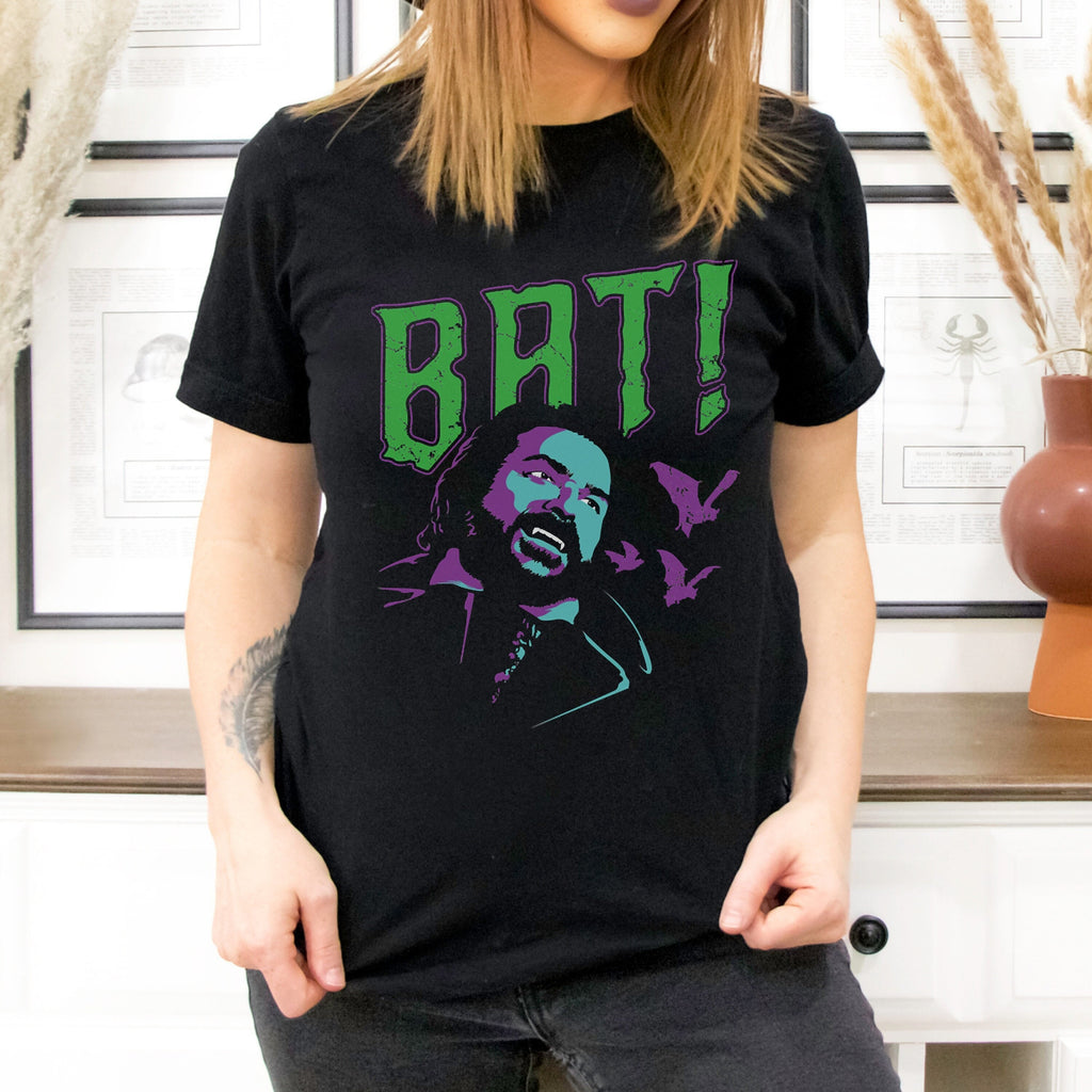 What We Do in the Shadows BAT Shirt | Laszlo Cravensworth Vampire Graphic Tee