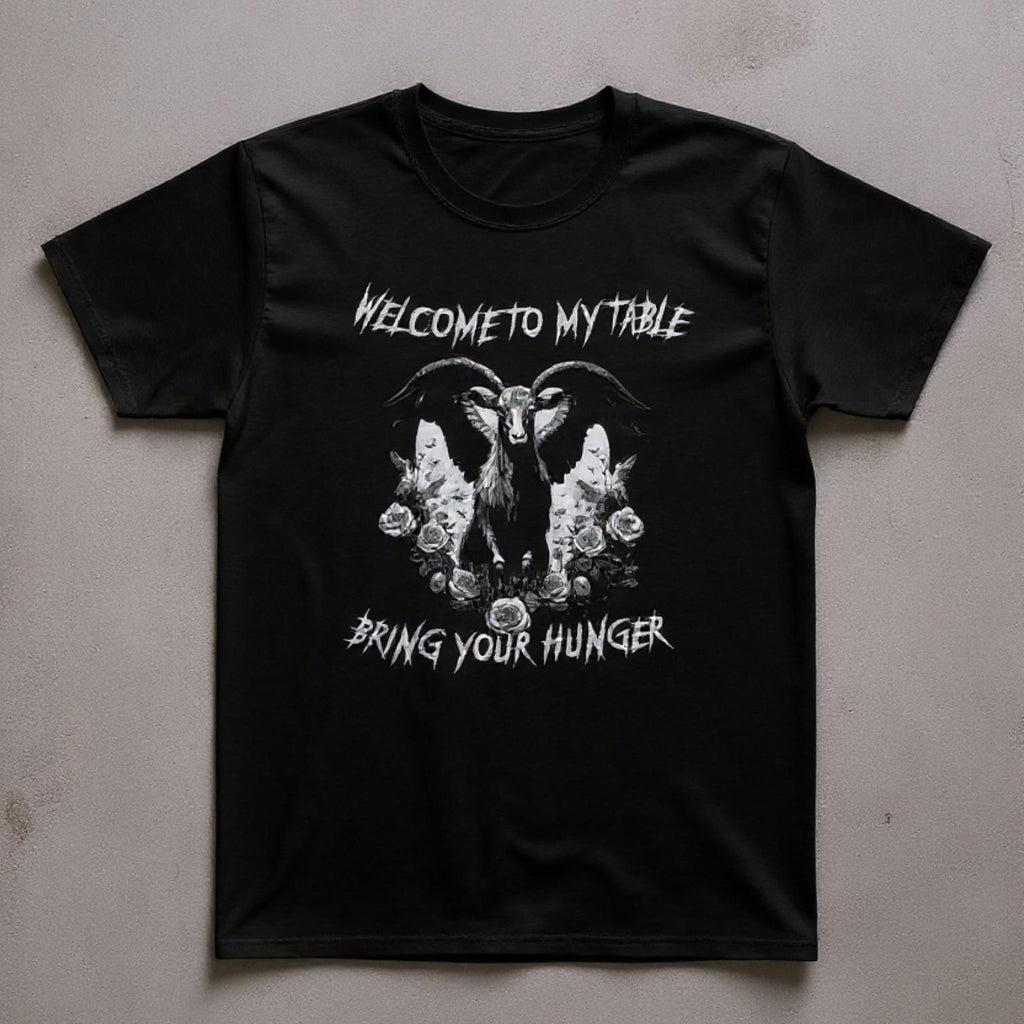 The Amazing Devil Shirt | Welcome to My Table Bring Your Hunger Tee | The Horror and the Wild
