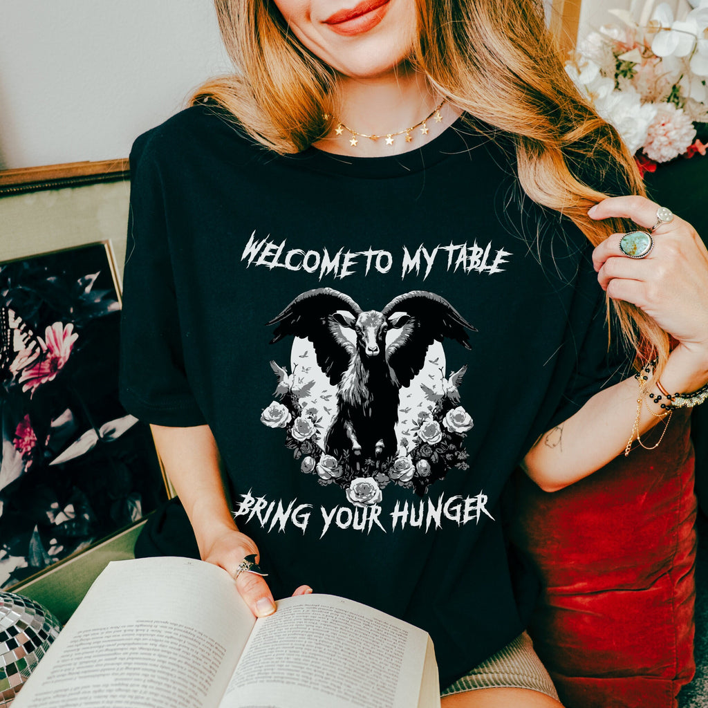 The Amazing Devil Shirt | Welcome to My Table Bring Your Hunger Tee | The Horror and the Wild