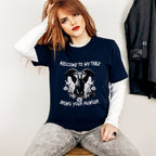 The Amazing Devil graphic shirt featuring Welcome to My Table Bring Your Hunger Tee