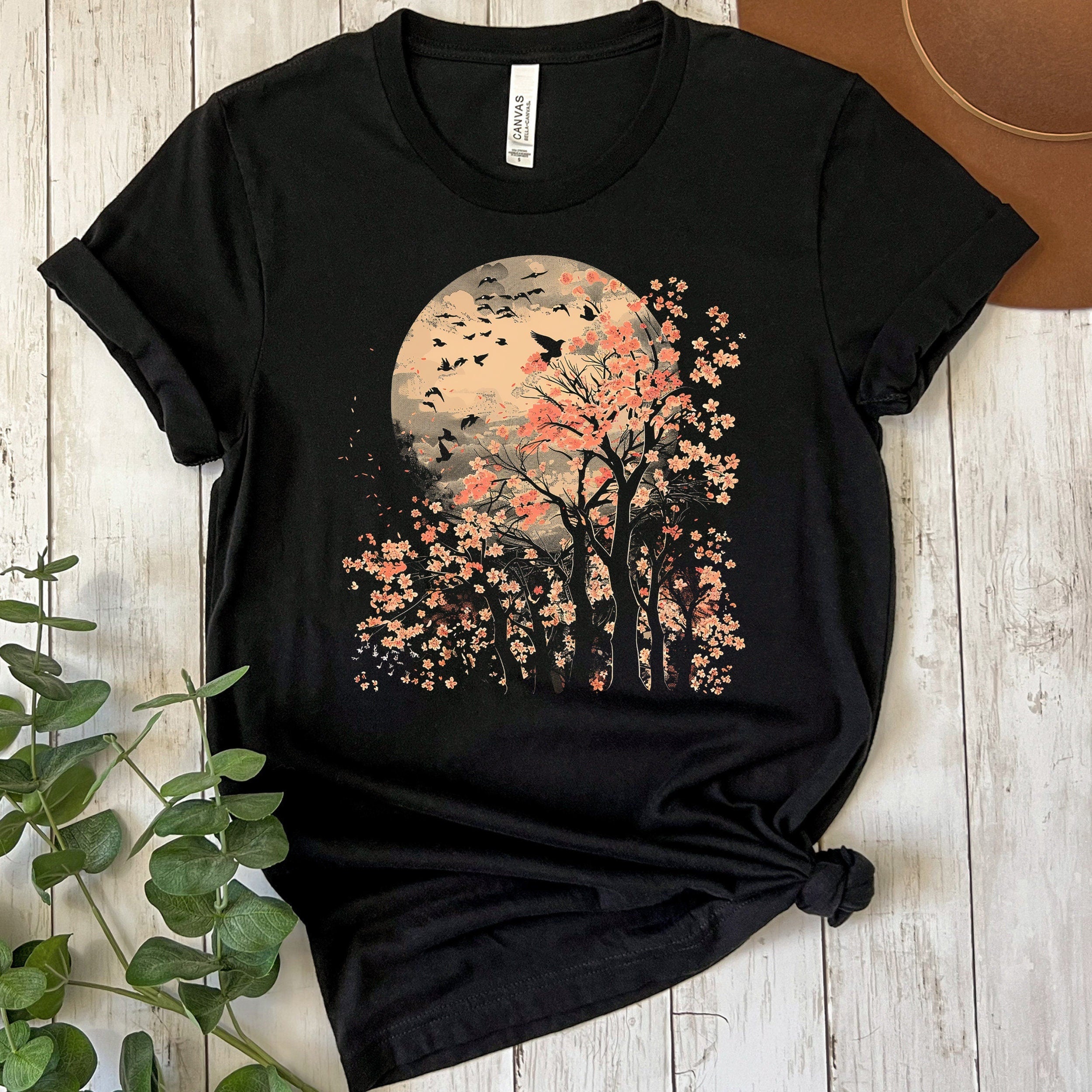 Autumn Moon Sakura T-Shirt