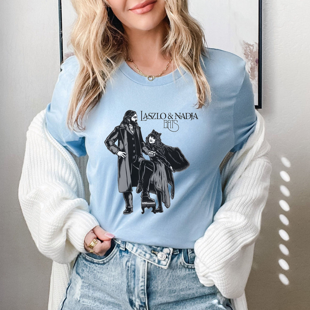 Laszlo & Nadja Bats Shirt | What We Do in the Shadows Vampire Tee