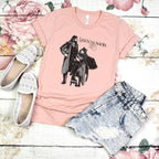 Laszlo & Nadja Bats graphic shirt featuring What We Do in the Shadows Vampire Tee