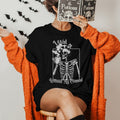 Skeleton Graphic Tee — "I Exist Without My Consent" Gothic Skull Shirt