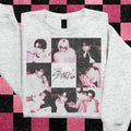 Stray Kids Collage Sweatshirt | Love Dreams Stray Kids Kpop Fan Crewneck, Soft Aesthetic Idol Grid Sweatshirt, Stay Gift